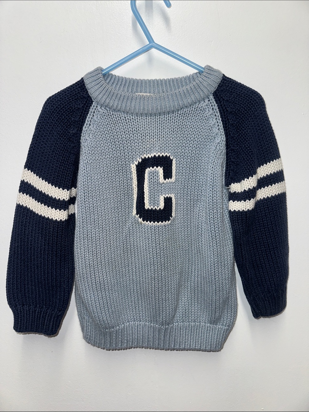 Covington Light Blue Knit Sweater - Crewneck